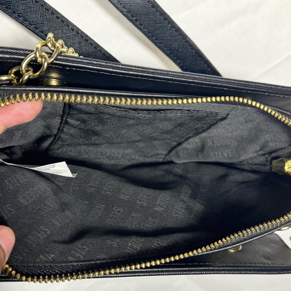 STEEVE MADDEN Black Crossbody Purse/ Shoulder Purse - Excellent Condition - Picture 7 of 14
